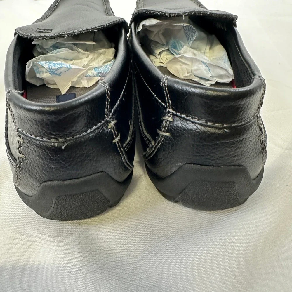 Tommy Hilfiger TMDATHAN Black Loafers Slip On Shoes‎ Men's 7